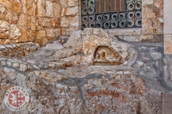 The Rock of the Agony Outside of the Church of All Nations, Jerusalem